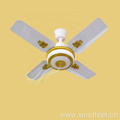 Small Unique White Ceiling Fans without Lights